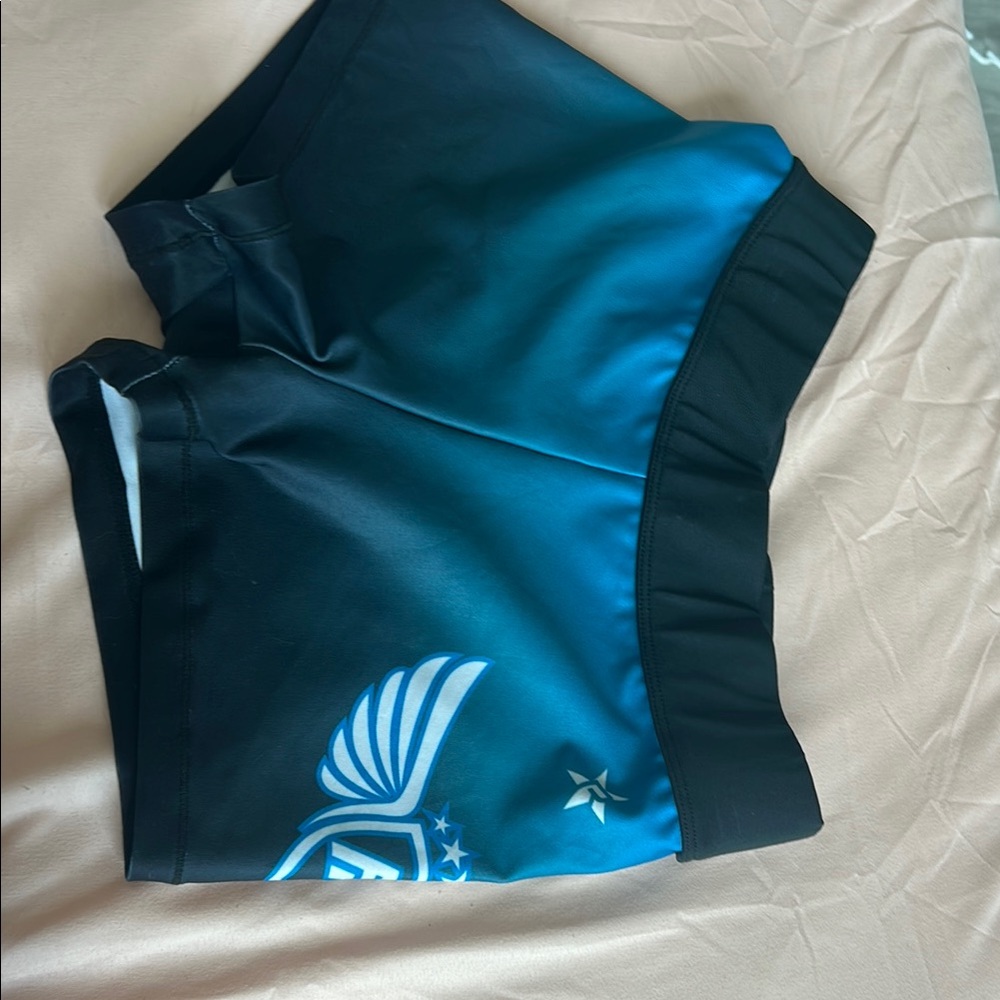 Blue and Black Athletic Shorts